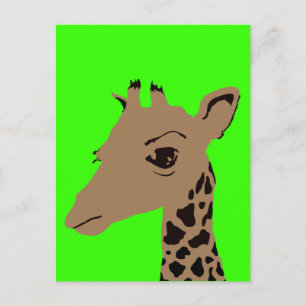 Carte Postale girafe