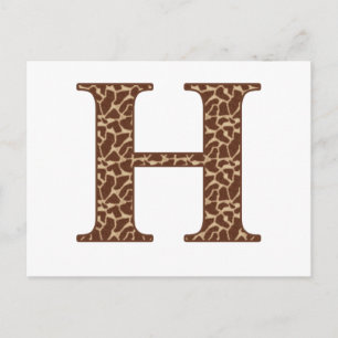 Carte Postale girafe-h