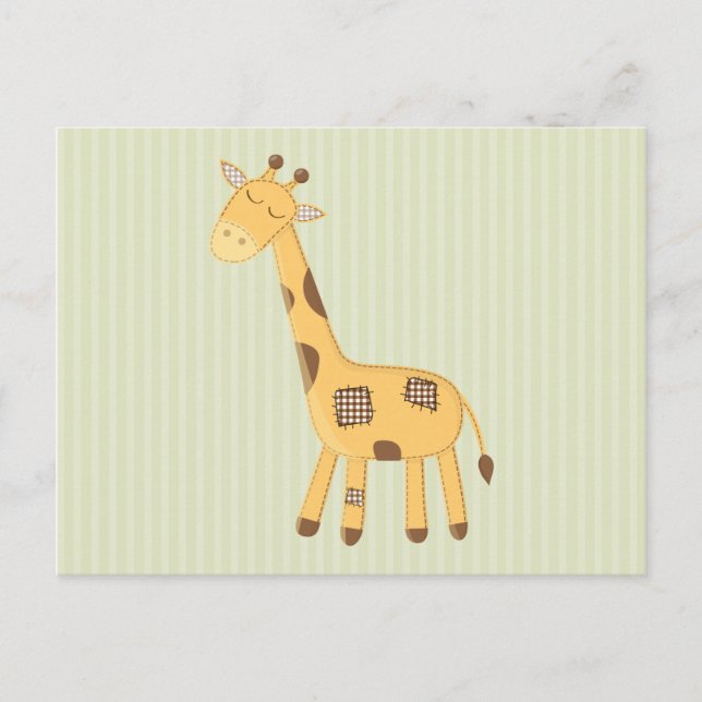 Carte Postale Giraffe (Devant)