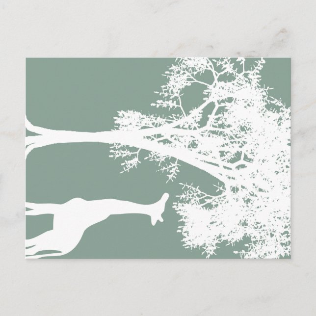 Carte Postale Giraffe (Devant)