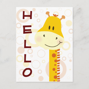Carte Postale Giraffe