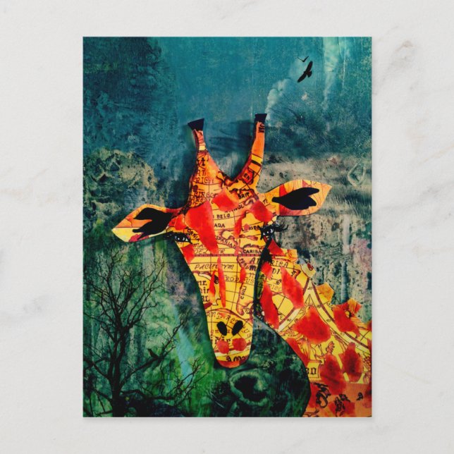 Carte postale Giraffe 2 (Devant)