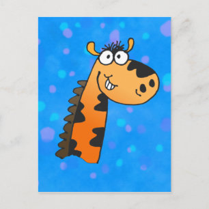 Carte Postale Giraffe de dessin