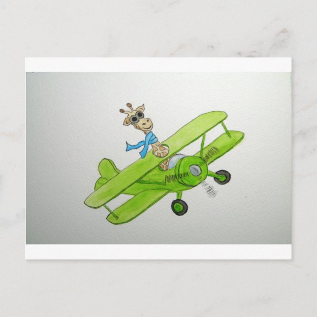 Carte Postale Giraffe volante (Devant)