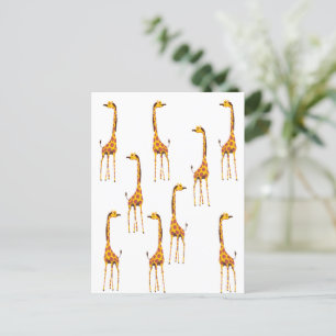 Carte Postale Giraffes