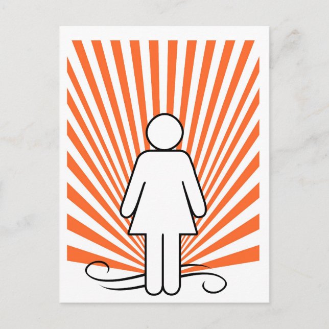 Carte Postale Girl Power (Devant)