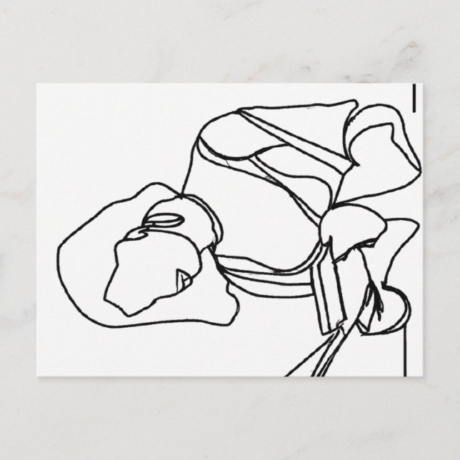 Carte Postale Girl Reading (Devant)