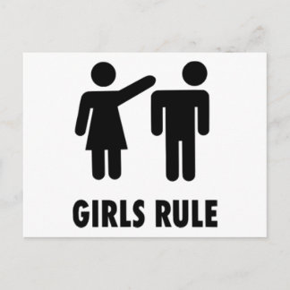 Carte postale Girls Rule