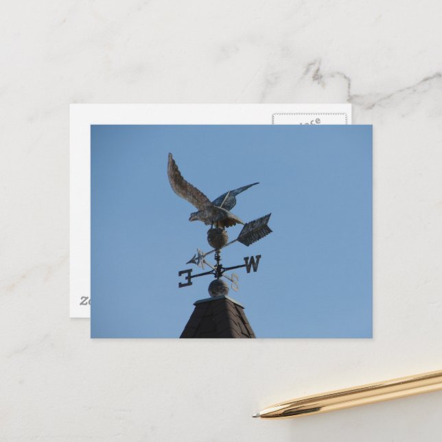 Carte Postale Girouette (Devant/Arrière en situation)