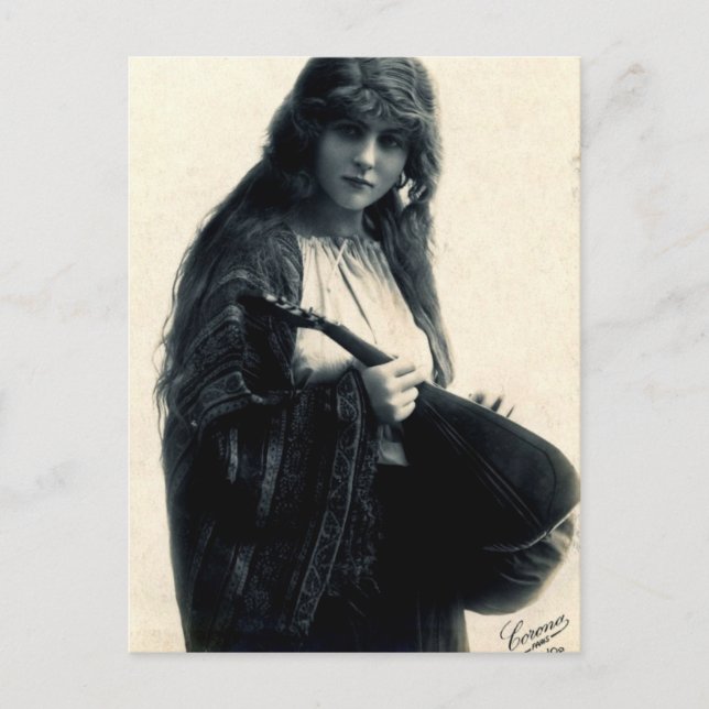 Carte postale gitane victorienne (Devant)