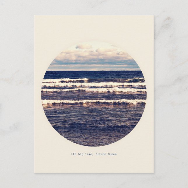 Carte Postale Gitche Gumee (Devant)