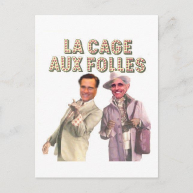 Carte postale GIULIANI ROMNEY (Devant)