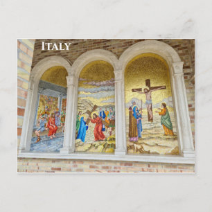 Carte Postale Giulianova Italie Mosaïque italienne Photo de voya