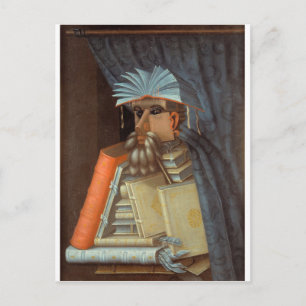 Carte Postale Giuseppe Arcimboldo - Le Bibliothécaire