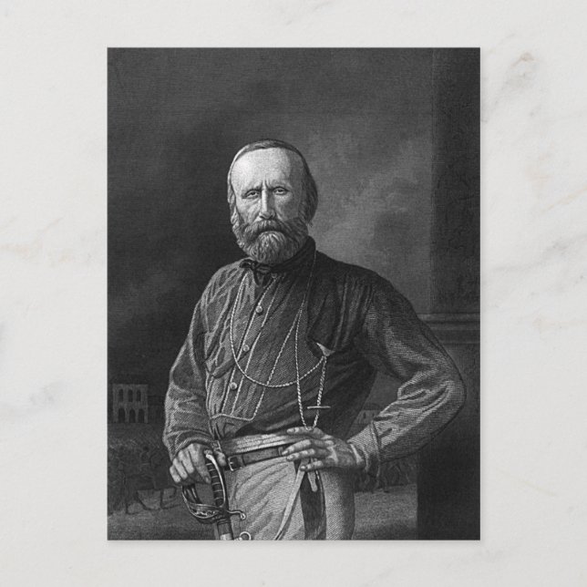 Carte Postale Giuseppe Garibaldi (Devant)