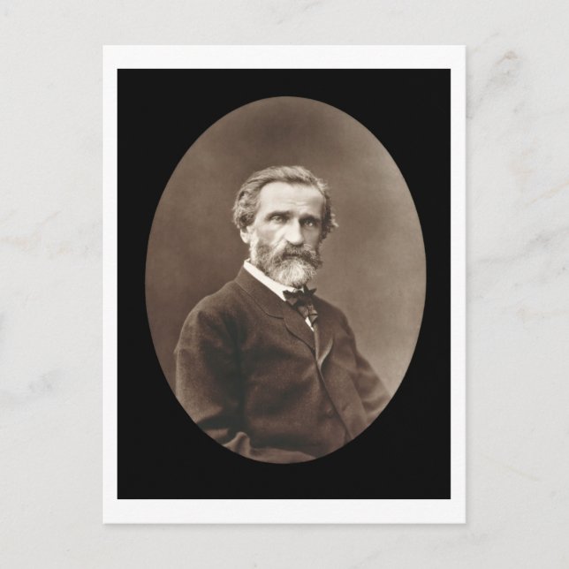 Carte Postale Giuseppe Verdi (1813-1901) from 'Galerie Contmobil (Devant)