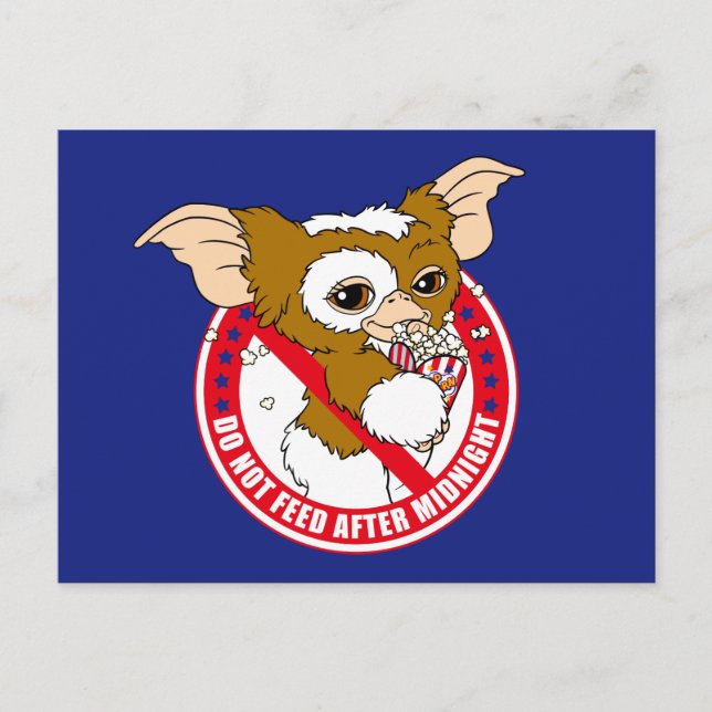 Carte Postale Gizmo | Do Not Feed After Midnight (Devant)