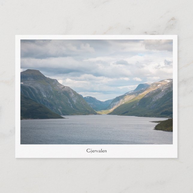 Carte Postale Gjervalen Norvège (Devant)