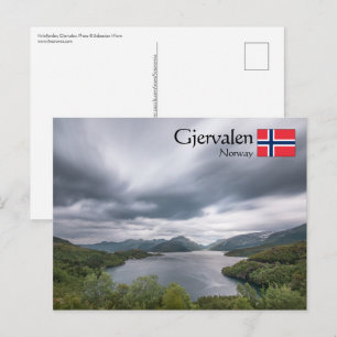 Carte Postale Gjervalen Norvège
