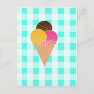Carte Postale Glace