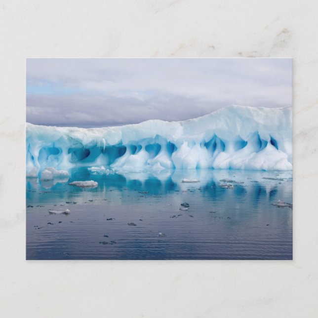 Carte Postale Glace en Antarctique (Devant)