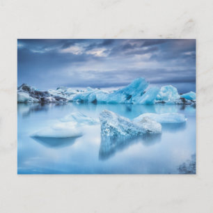 Carte Postale Glace et neige   Lagune Jokulsarlon, Islande