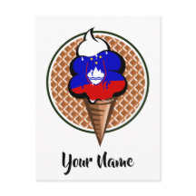 glaces du drapeau slovène