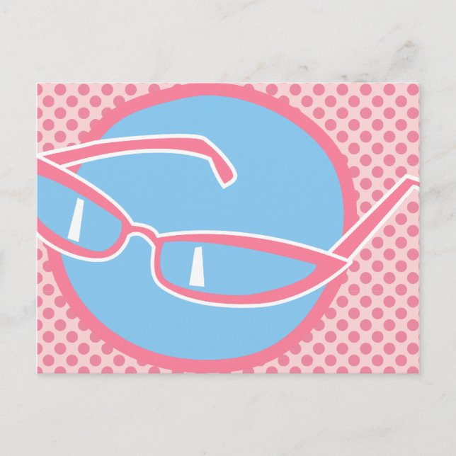 Carte Postale Glaces pour oeil de chats roses (Devant)