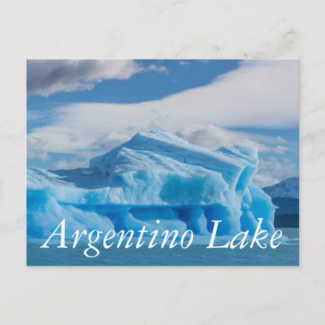 Carte Postale Glaciaires, Lac Argentino (Devant)