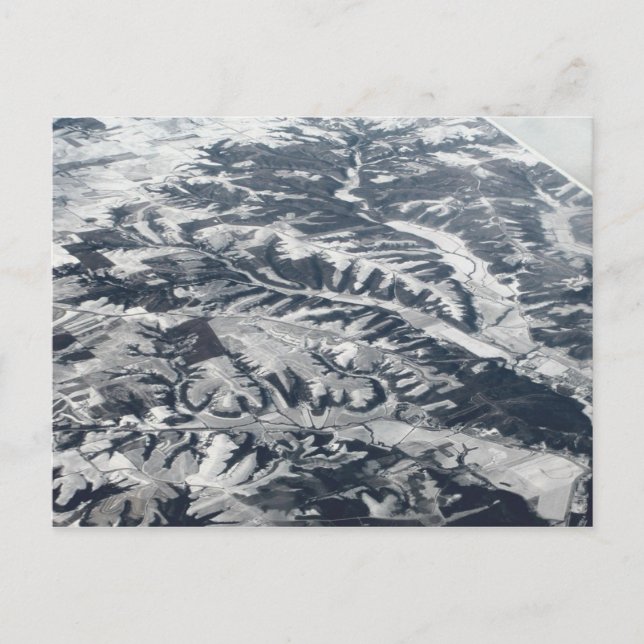 Carte Postale Glacial Moraine (Devant)