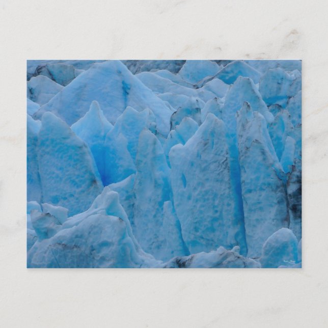 Carte Postale Glacier bleu (Devant)
