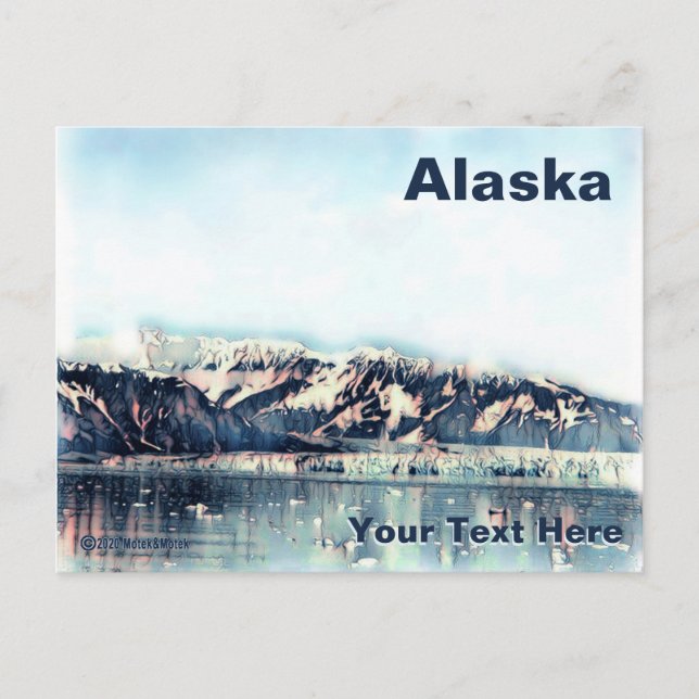 Carte Postale Glacier côtier (Devant)