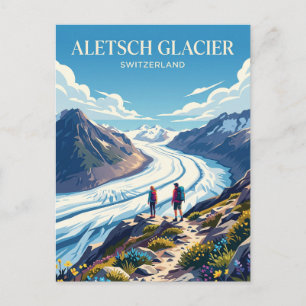 Carte Postale Glacier d'Aletsch Suisse