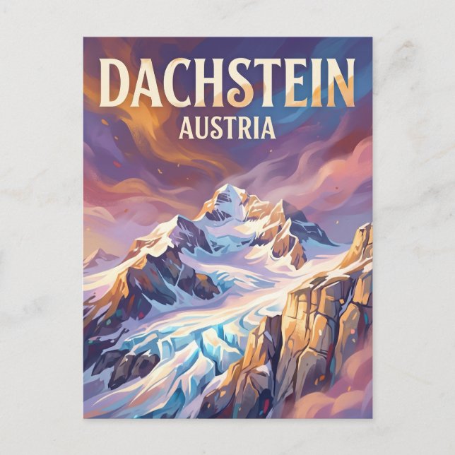Carte Postale Glacier de Dachstein Autriche (Devant)