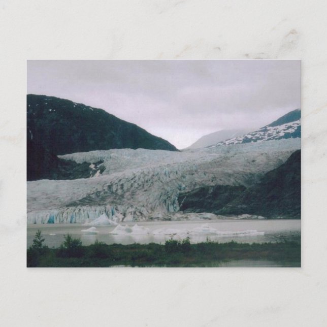 Carte Postale Glacier de l'Alaska (Devant)