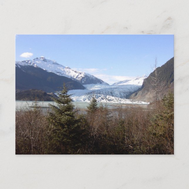 Carte Postale Glacier Mendenhall, Alaska (Devant)