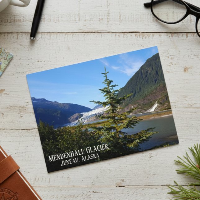 Carte Postale Glacier Mendenhall Juneau Alaska (Créateur téléchargé)