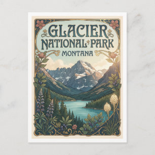 Carte Postale Glacier National Park Montana