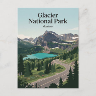 Carte Postale Glacier National Park Montana