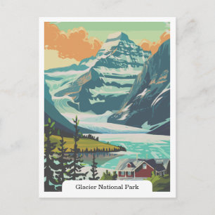 Carte Postale Glacier National Park, Montana États-Unis
