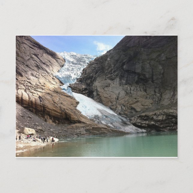 Carte Postale Glacier norvégien (Devant)