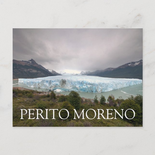 Carte Postale Glacier Perito Moreno, Argentine (Devant)