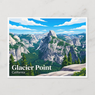 Carte Postale Glacier Point Village de Yosemite Californie