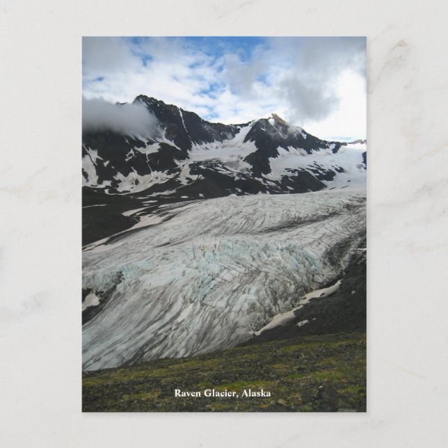 Carte Postale Glacier Raven, Alaska (Devant)