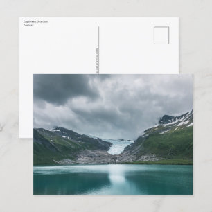 Carte Postale Glacier Svartien Norvège