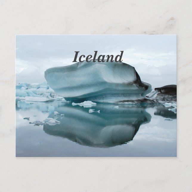 Carte Postale Glaciers d'Islande (Devant)