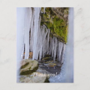 Carte Postale Glaçons de Grotte