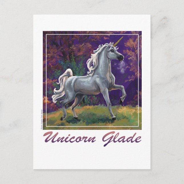 Carte Postale Glade Unicorn (Devant)