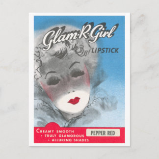 Carte Postale Glam R Girl
