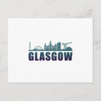 Glasgow City Cityscape Skyline Drôle idée cadeau